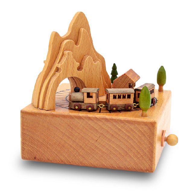 Caixeta Musical Fusta Tren