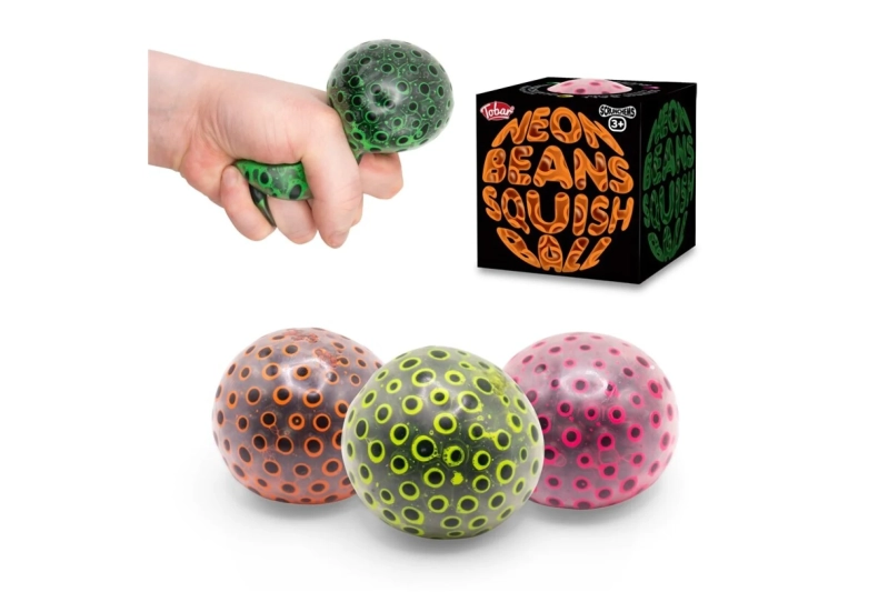 Pilota sensorial: Scrunchems Neon Beans Squish Bal