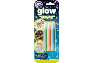 Rotuladores Glow colores brillan en la oscuridad