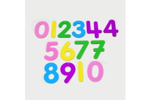 Números acrílicos Arco Iris