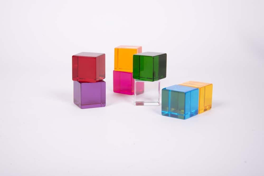 Cubo sensorial translúcido individual