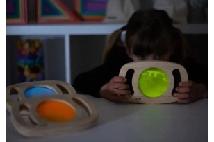 Panell sensorial individual fluorescent verd