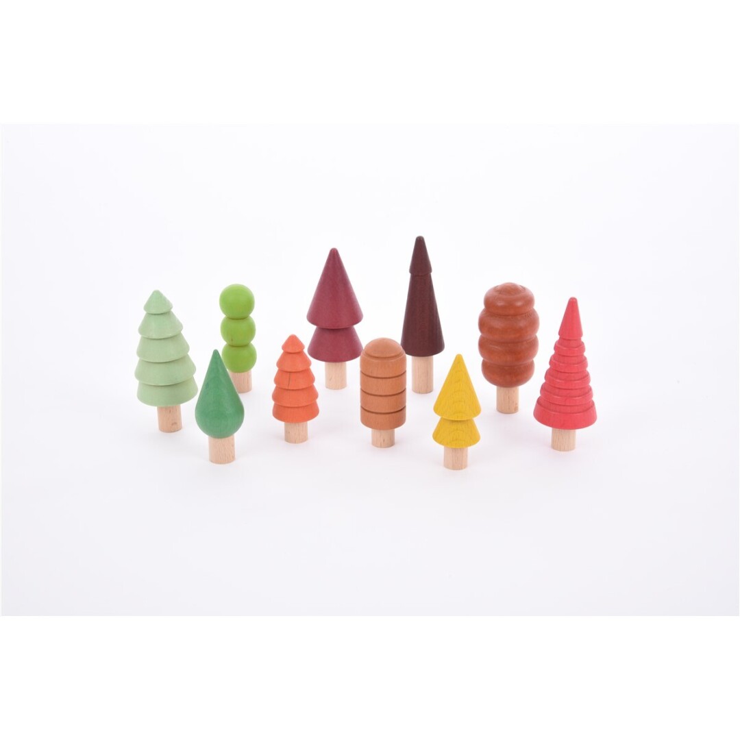 Conjunt d'arbres de tardor 10 unitats