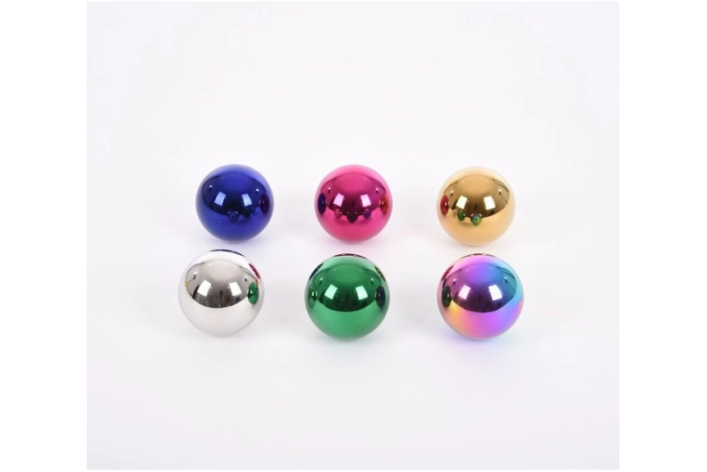 Bolas reflectantes misteriosas sensoriales de color