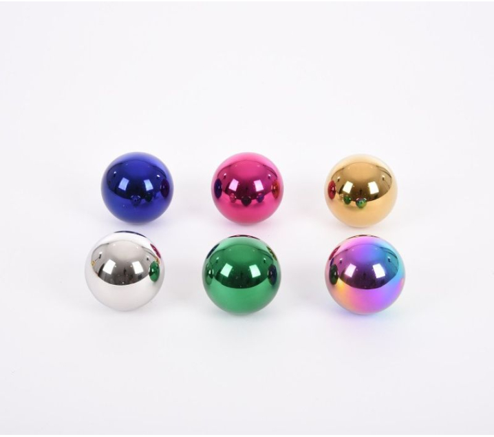 Bolas reflectantes misteriosas sensoriales de color