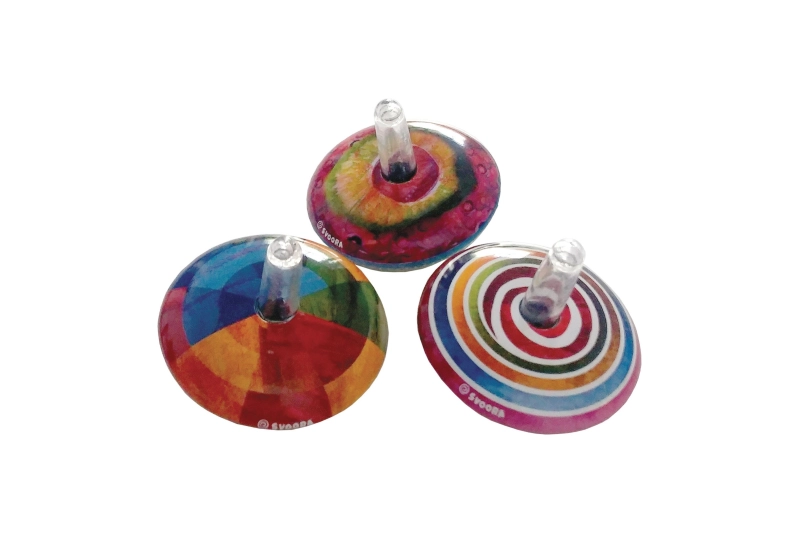 Baldufa de llauna colorida