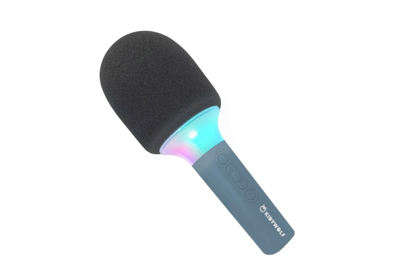 Micròfon Karaoke amb llum Kidymic de color blau