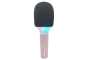Micrófono Karaoke con luz Kidymic de color rosa