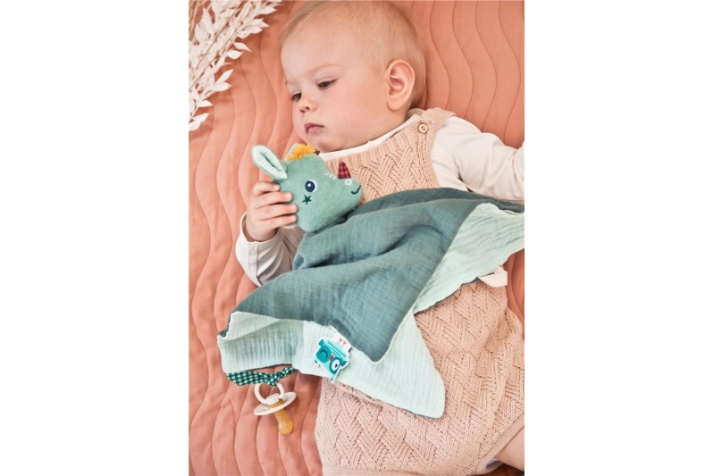 Doudou eco-friendly Joe el drac