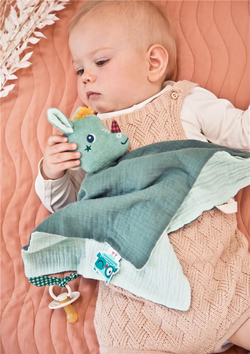 Doudou eco-friendly Joe el drac