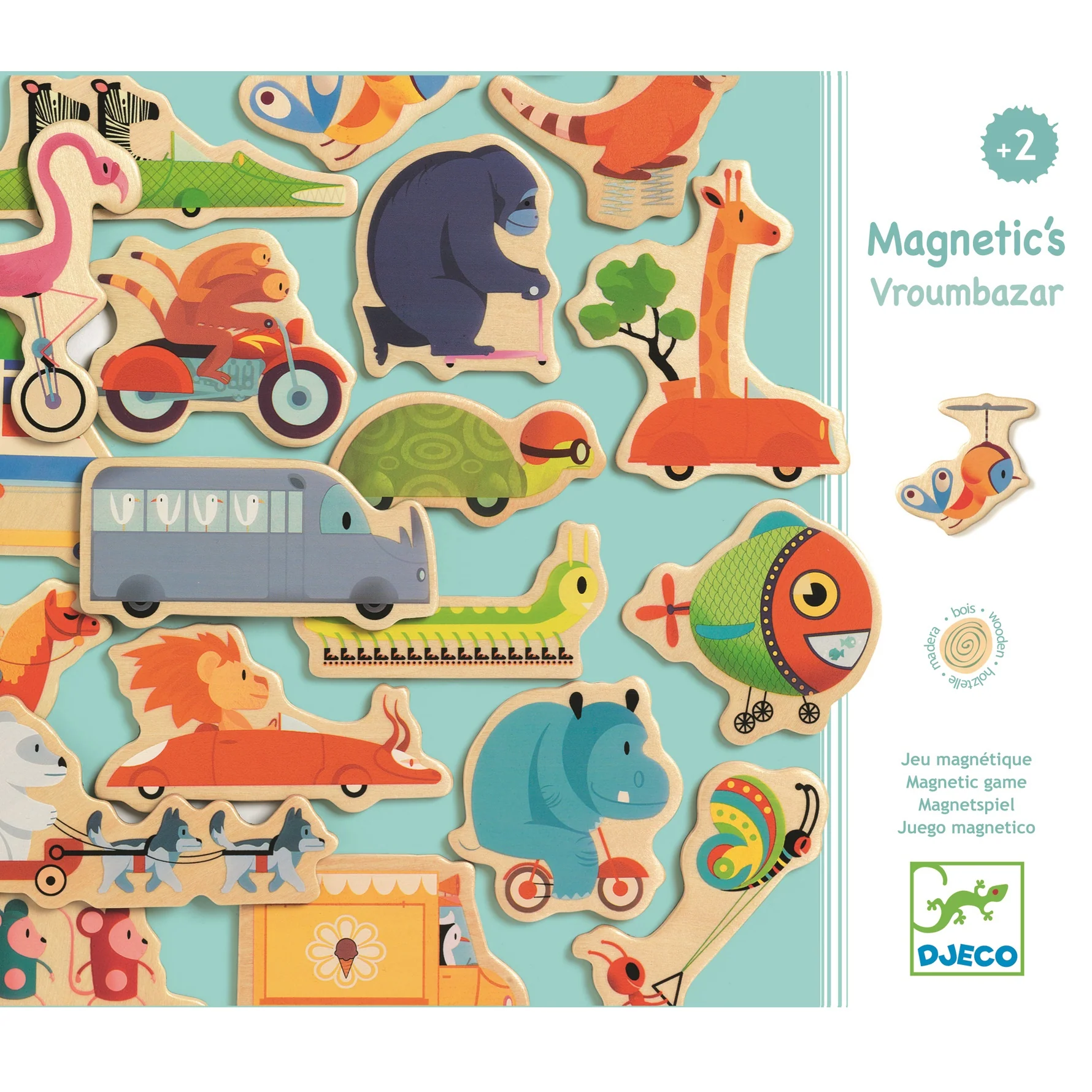 Magnéticos de madera Vroumbazar