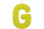 Lletra G de roba