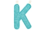 Letra K de ropa