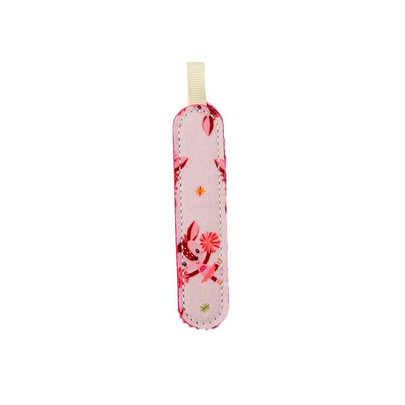 Lletra I rosa fosforescent de roba