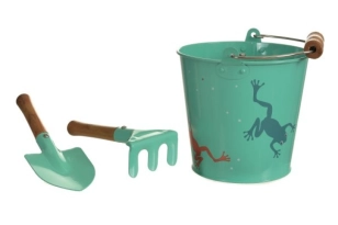 CUBO CON UTENSILIOS DE LATA