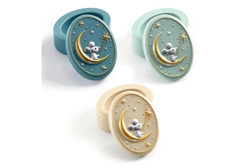 Cajita para los dientes el ratoncito pérez colores pastel