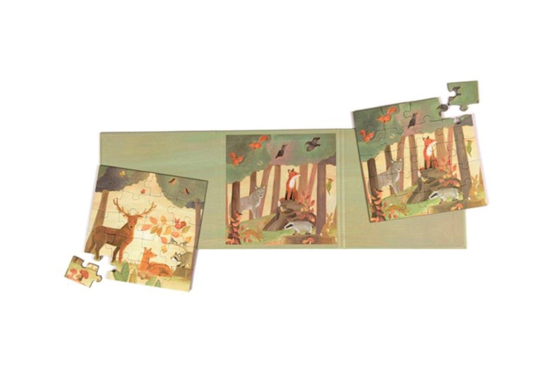 Puzles magnéticos bosque