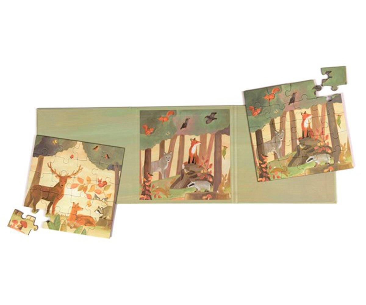 Puzles magnéticos bosque