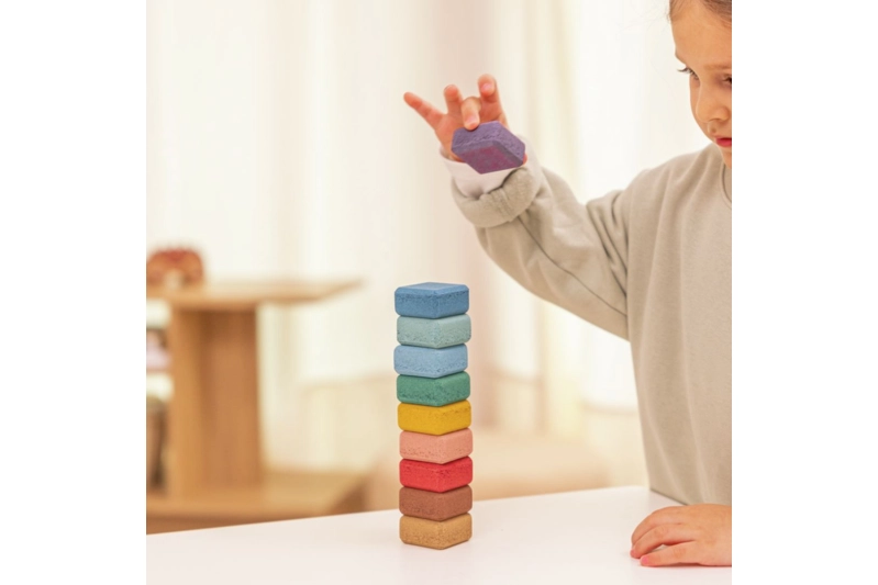 Nature's Rainbow. Blocs de construcció de suro