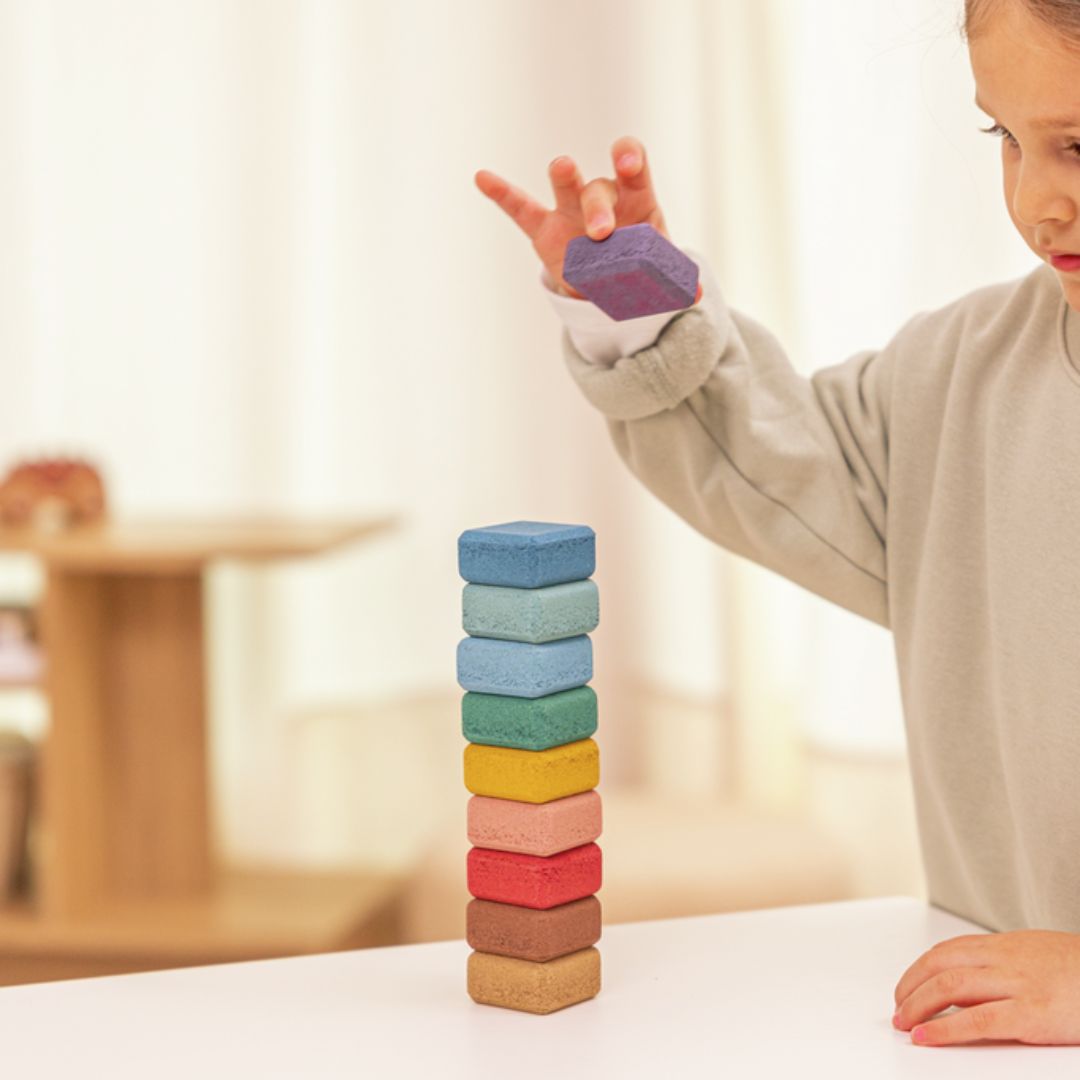 Nature's Rainbow. Blocs de construcció de suro