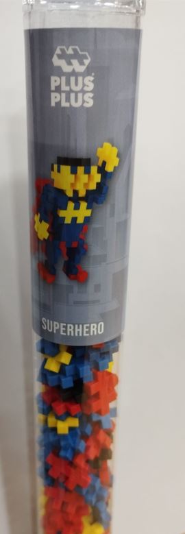 Plus Plus Superhero tub de 100 peces