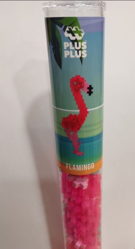 Plus Plus Flamenc tub de 100 peces