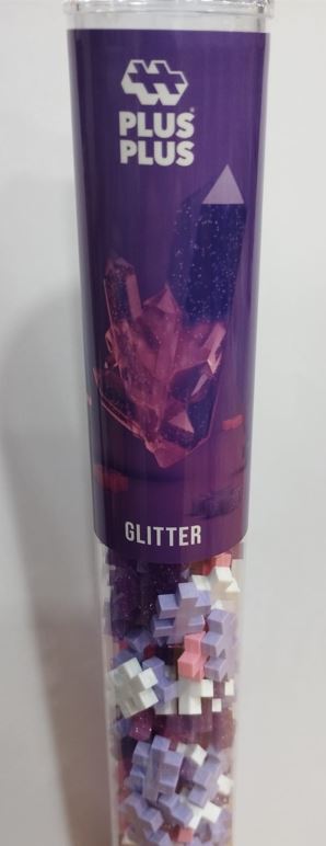 Plus Plus Glitter tub de 100 peces