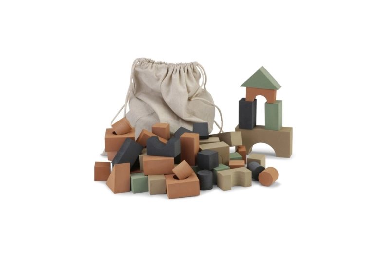 Bloques de construcción XL goma eva forest (80pz.)