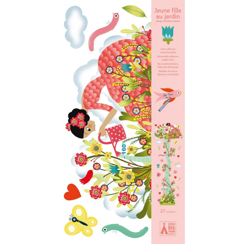 Medidor de paret: Noia al jardí