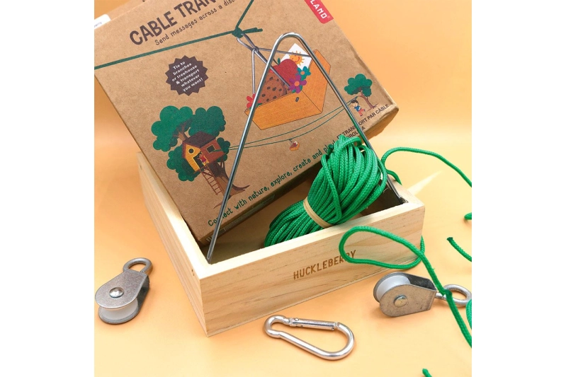 Politja amb capsa de fusta