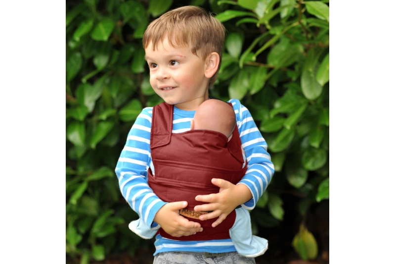 Mini marsupi mochila de juguete roja