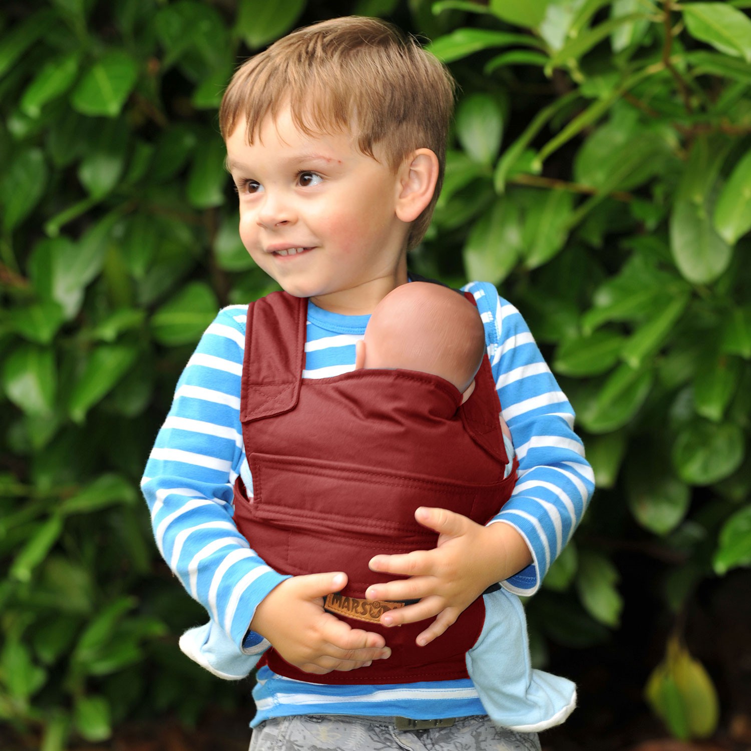 Mini marsupi mochila de juguete roja