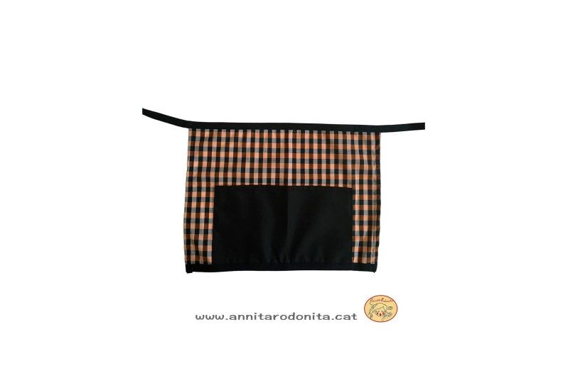 Delantal de castanyera con bolsillo y fardo T6/8