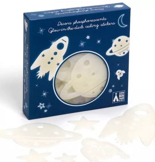 Fluorescents planetes, estrelles i naus