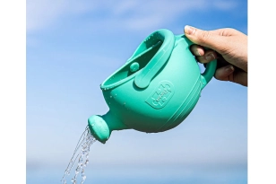 Regadera de silicona verde