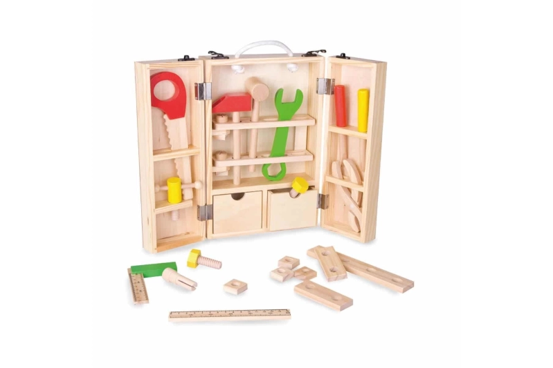 Maletín de herramientas de madera Classic World