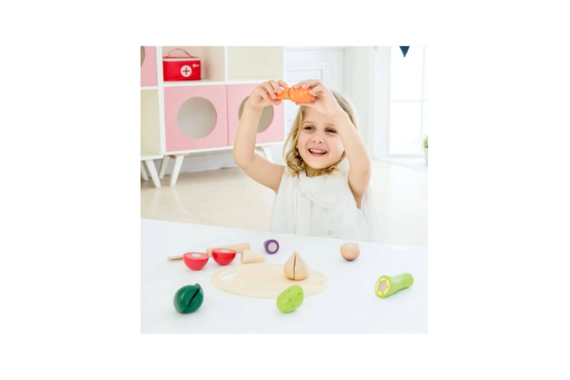 Set de vegetals per tallar