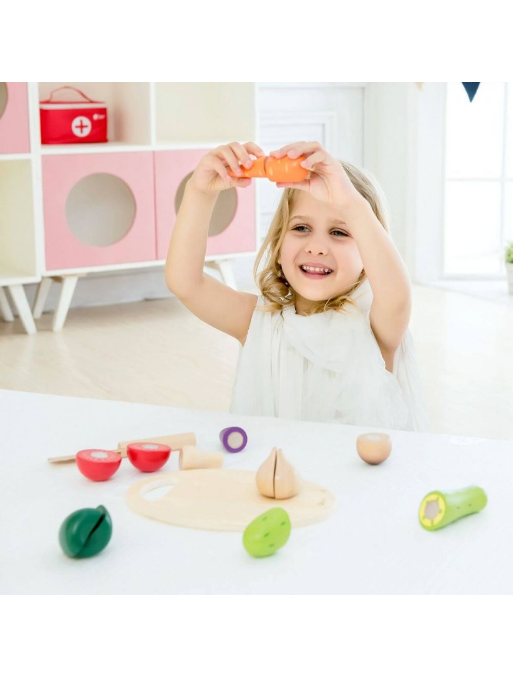 Set de vegetals per tallar