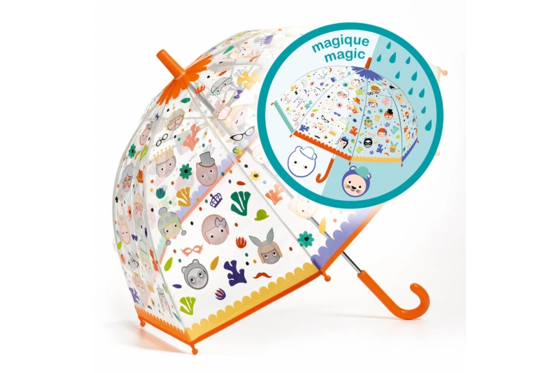Paraguas mágico caras