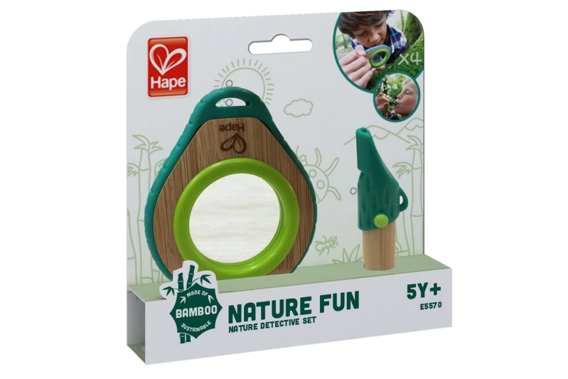 Set de detectives Nature Fun. Lupa y silbato