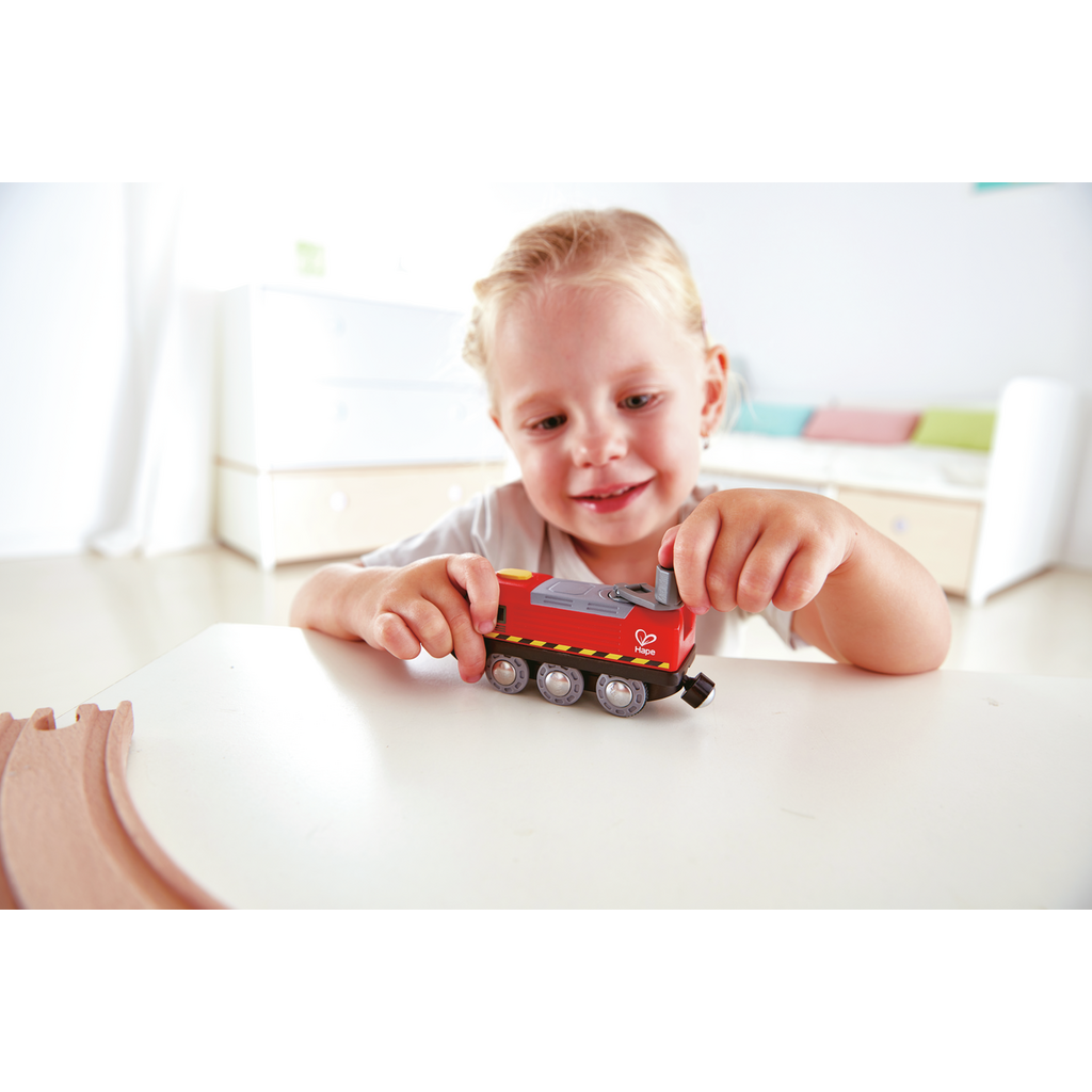 Locomotora accionada per manovella