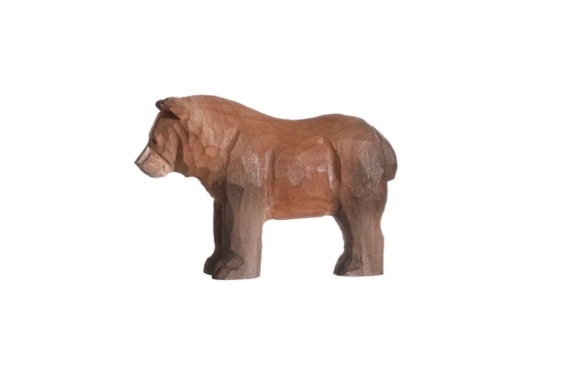 Oso marrón de madera Wudimals