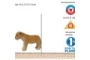 Cachorro de león de madera Wudimals