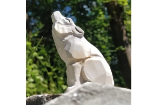 Lobo ártico de madera Wudimals