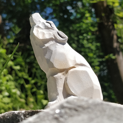 Lobo ártico de madera Wudimals