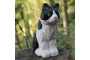 Gato blanco y negro de madera Wudimals