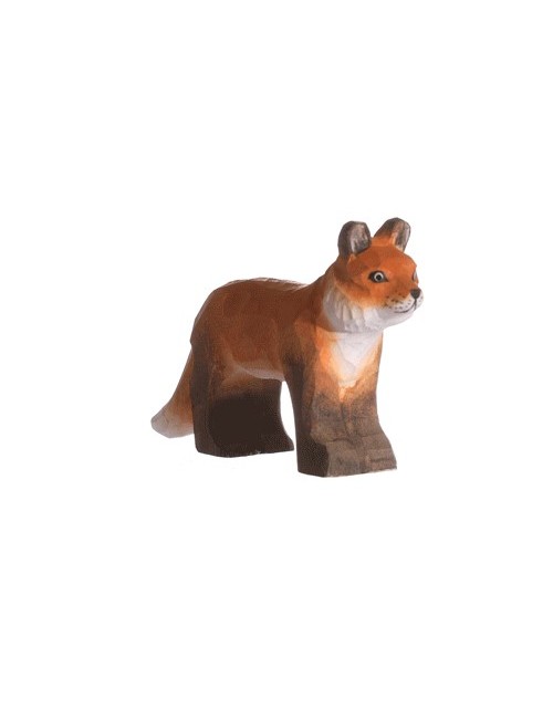 Guineu vermella de fusta Wudimals