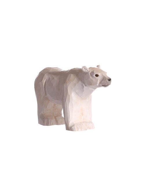 Oso polar de madera Wudimals