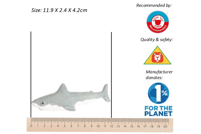 Tauró de fusta Wudimals