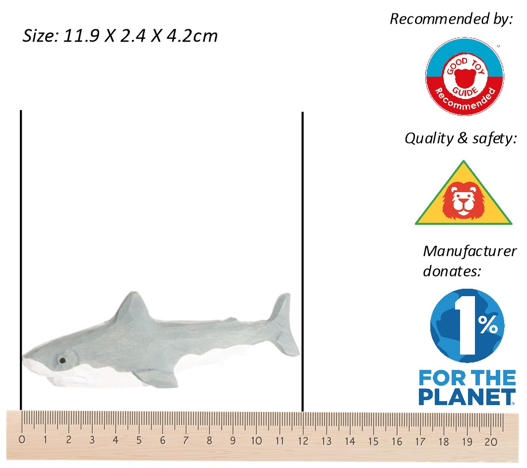 Tauró de fusta Wudimals